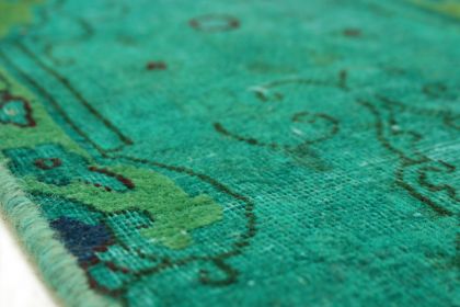 Carpetido Design Vintage-Teppich Türkis Grün in 330x40 (7 / 7)
