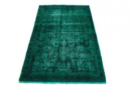 Carpetido Design Vintage Rug Turquoise Green in 160x100
