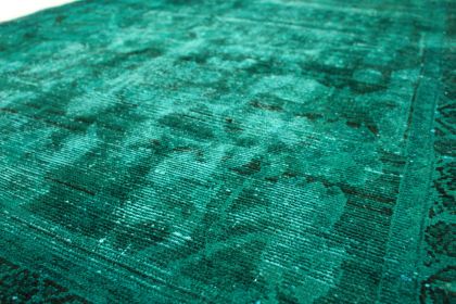 Carpetido Design Vintage Rug Turquoise Green in 160x100 (6 / 7)
