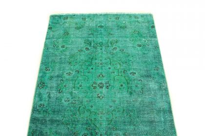 Carpetido Design Vintage-Teppich Türkis Grün in 160x100 (4 / 7)
