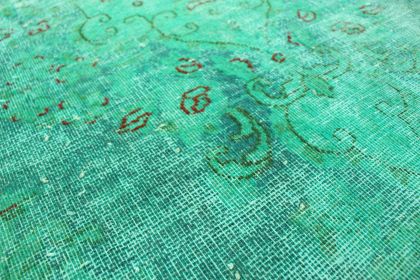 Carpetido Design Vintage-Teppich Türkis Grün in 160x100 (6 / 7)