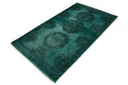 Carpetido Design Vintage-Teppich Türkis Grün in 190x110 (3 / 6)