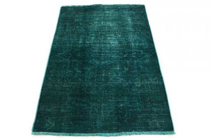 Carpetido Design Vintage Rug Turquoise Green in 130x90