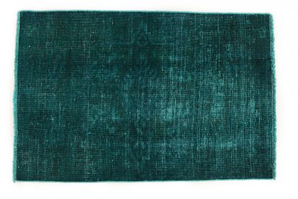 Carpetido Design Vintage-Teppich Türkis Grün in 130x90 (5 / 6)