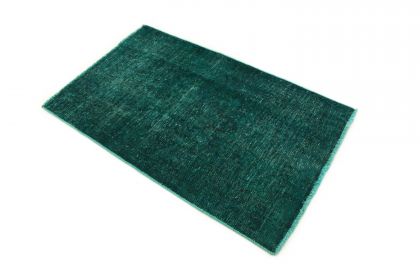 Carpetido Design Vintage Rug Turquoise Green in 140x90 (2 / 6)