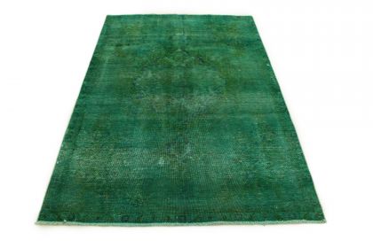 Carpetido Design Vintage-Teppich Grün in 220x150