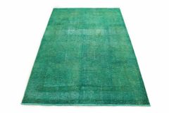 Carpetido Design Vintage Rug Turquoise Green in 220x150