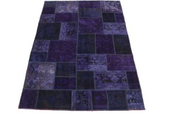 Patchwork Rug Purple in 240x160cm