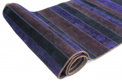 Patchwork Rug Runner Red Purple Black in 1040x120cm (16 / 16)