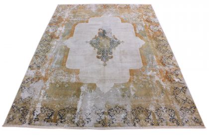 Carpetido Design Vintage-Teppich Beige Sand in 380x280 (1 / 10)