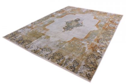 Carpetido Design Vintage-Teppich Beige Sand in 380x280 (3 / 10)
