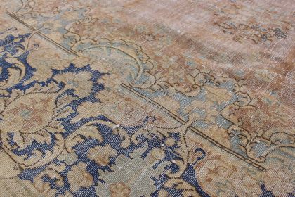 Carpetido Design Vintage-Teppich Beige Sand Blau in 410x310 (9 / 10)