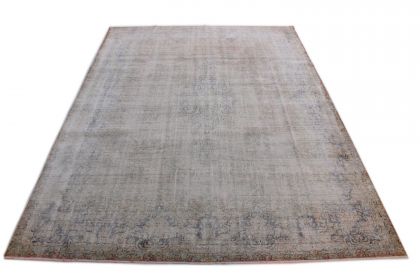 Carpetido Design Vintage-Teppich Beige Sand Grau in 410x300