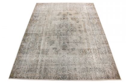 Carpetido Design Vintage-Teppich Beige Sand in 360x270