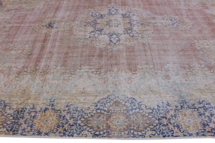Carpetido Design Vintage-Teppich Beige Sand Blau in 420x280 (8 / 13)