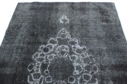 Carpetido Design Vintage-Teppich Grau Schwarz in 260x160 (2 / 7)