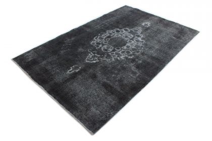 Carpetido Design Vintage-Teppich Grau Schwarz in 260x160 (4 / 7)