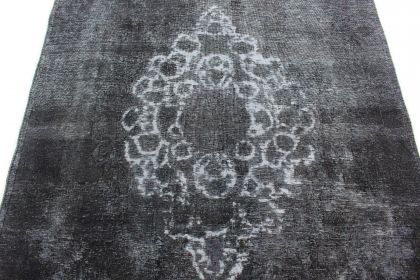 Carpetido Design Vintage-Teppich Grau Schwarz in 260x160 (5 / 7)