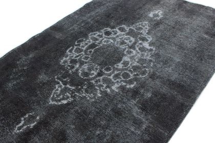 Carpetido Design Vintage-Teppich Grau Schwarz in 260x160 (6 / 7)