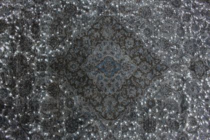 Carpetido Design Vintage-Teppich Grau Schwarz in 390x280 (11 / 11)