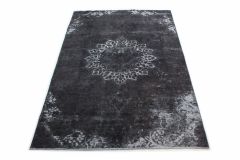 Carpetido Design Vintage Rug Gray Black in 270x170