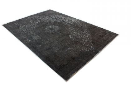 Carpetido Design Vintage-Teppich Grau Schwarz in 340x230 (5 / 10)