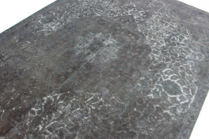 Carpetido Design Vintage-Teppich Grau Schwarz in 340x230 (7 / 10)