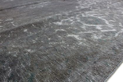 Carpetido Design Vintage-Teppich Grau Schwarz in 340x230 (10 / 10)