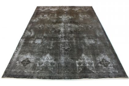 Carpetido Design Vintage Rug Gray Black in 340x240