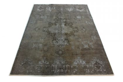 Carpetido Design Vintage Rug Gray Black in 340x240 (3 / 9)