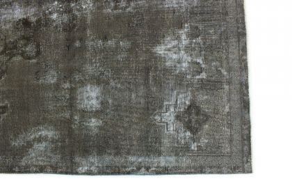 Carpetido Design Vintage Rug Gray Black in 340x240 (8 / 9)