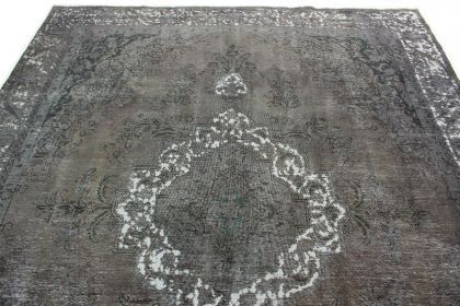 Carpetido Design Vintage Rug Gray Black in 360x290 (2 / 9)