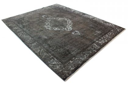 Carpetido Design Vintage Rug Gray Black in 360x290 (4 / 9)