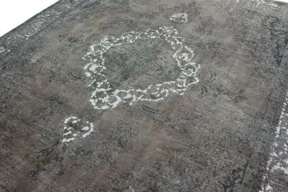 Carpetido Design Vintage Rug Gray Black in 360x290 (5 / 9)