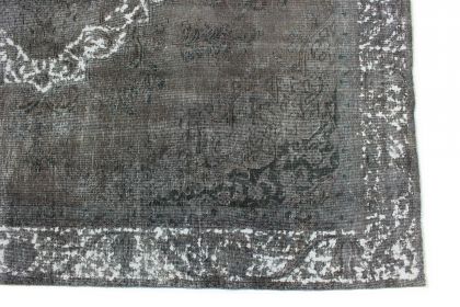 Carpetido Design Vintage Rug Gray Black in 360x290 (6 / 9)