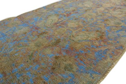 Carpetido Design Vintage Rug Runner Gray Black in 300x80 (5 / 5)