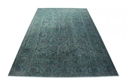 Carpetido Design Vintage Rug Green Blue in 490x310 (2 / 13)
