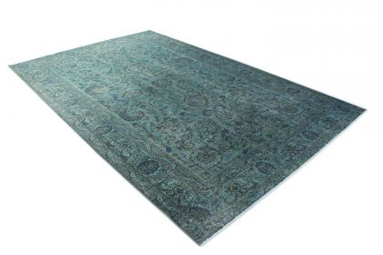 Carpetido Design Vintage Rug Green Blue in 490x310 (5 / 13)