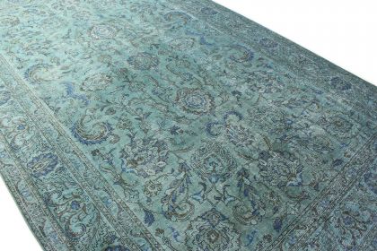 Carpetido Design Vintage Rug Green Blue in 490x310 (7 / 13)