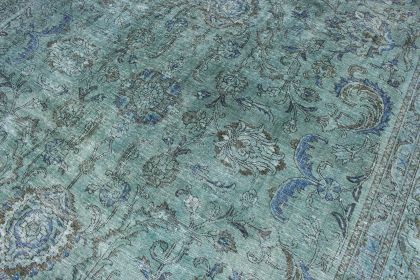 Carpetido Design Vintage Rug Green Blue in 490x310 (6 / 13)