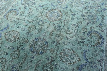 Carpetido Design Vintage Rug Green Blue in 490x310 (8 / 13)