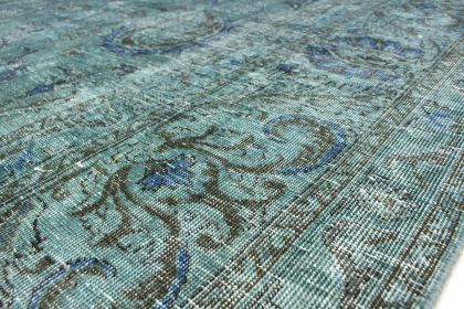 Carpetido Design Vintage Rug Green Blue in 490x310 (10 / 13)