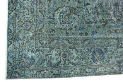Carpetido Design Vintage Rug Green Blue in 490x310 (11 / 13)