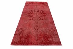Carpetido Design Vintage-Teppich Rot in 270x140