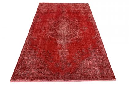 Carpetido Design Vintage-Teppich Rot in 240x160