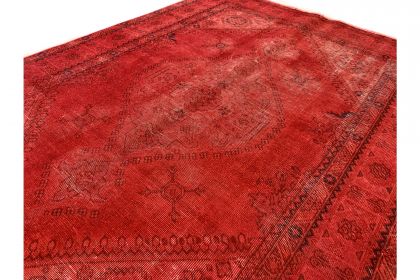 Carpetido Design Vintage Rug Red in 190x140 (5 / 5)