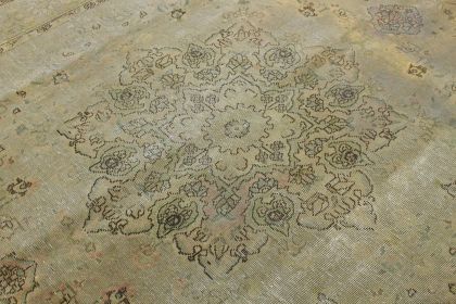 Carpetido Design Vintage-Teppich Beige in 340x250 (4 / 7)