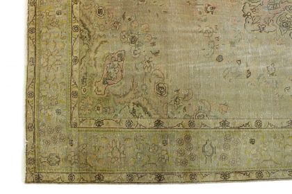 Carpetido Design Vintage-Teppich Beige in 340x250 (5 / 7)