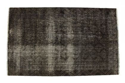 Carpetido Design Vintage-Teppich Schwarz in 190x120 (4 / 5)