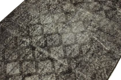 Carpetido Design Vintage-Teppich Schwarz in 190x110 (3 / 6)